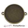 Pendentifs CONNECTEUR Torsade BRONZE 12mm