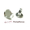 10 bagues DOUBLE QUALITE RONDE 16mm  ARGENT VIF, DIY 