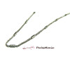 1m chaine CHIC  ARGENT PLATINE maille rectangle  4mm, DIY 