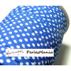 Ruban biais spaghetti  à pois Bleu et blanc 7mm 70480- 28
