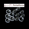 PAX 50 CABOCHONS RONDS EN VERRE DOMES TRANSPARENTS 6mm, DIY 
