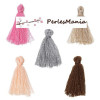 20 pompons breloque passementière  MIXTE 5 couleurs 25mm S1153838 
