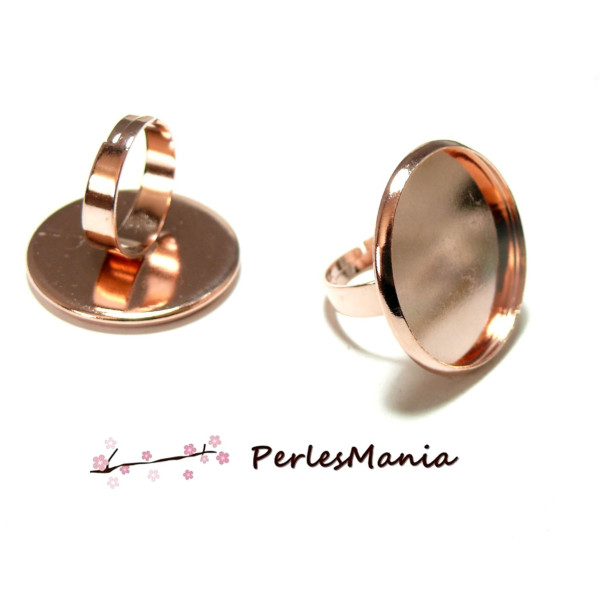 1 Supports de bague RONDE 25mm  qualité CUIVRE 
