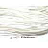 5 m CORDON  simili cuir ref 322 BLANC  2 par 1mm, DIY 