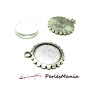 PAX: 60 pieces 30 pendentifs TARTE et 30 cabochons VIEL ARGENT S1155419 , DIY 