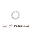Environ 100 anneaux de jonction 12mm par 1.2 mm  ARGENT PLATINE 
