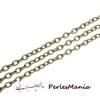 2m chaine BRONZE 420257-140 maille 2.3 par 3.2mm pour création de colliers 