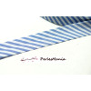 1m ruban  biais liberty 18mm LIGNE 7450 couleur BLEU 20 , DIY 
