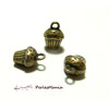 30 pendentifs cup cake gateau Muffins BRONZE  PA113361 fournitures pour bijoux 