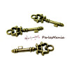 PAX 20  breloques pendentifs clé Bronze P816Y 