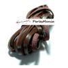 1m  de cordon CUIR VERITABLE  Marron  en 6MM HPL0063 