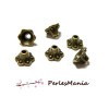 40 mini coupelles cones calottes 9 par 6mm 2A2822 BRONZE, scrapbooking 