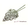 2 Supports de barrette  Majestueuses ARGENT PLATINE ref 13521, DIY 