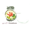 4 pièces: 2 support de BROCHE GRIFFE  20mm ARGENT PLATINE et 2 cabochons ref26168 