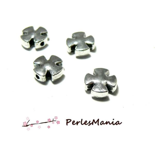 Perles Intercalaire Croix Celtique 11x4.5mm – Laiton Argent Antique