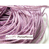 2m de cordon rond  effet disco ROSE 3mm ref 103 