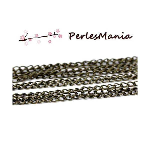 chaine BRONZE S1112399 pour création de colliers, DIY