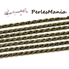 chaine BRONZE S1116068 pour création de colliers