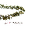 20cm chaine MULTI ETOILES BRONZE ref 10 pour création de bijoux 