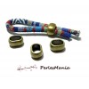 slides passant intercalaire Rondelle GRAND TROU 10 mm BRONZE