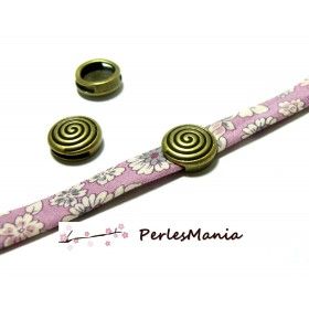 Slides passants SPIRALES BRONZE