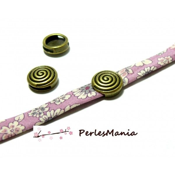 Slides passants SPIRALES BRONZE