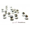 200 perles METAL intercalaires rondes lisse 6mm ARGENT PLATINE, DIY