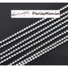 PAX : environ 9,5m CHAINE CHAINETTE A BILLES BOULES ARGENT VIF 2mm