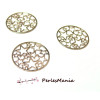 4 Estampes  filigrane OR ROSE MULTI ETOILES de 20 mm, DIY