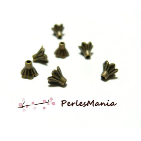 Mini Coupelles Cones Calottes 5mm – Bronze
