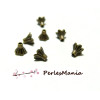 Lot composé d'environ 50 mini coupelles cones calottes 5mm 2Y1745 BRONZE, scrapbooking