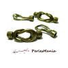1 SET DE  FERMOIR MAGNETIQUE INFINI  FORME BOUCLE  BRONZE H119701