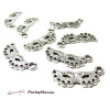 Pendentifs MASQUE de CARNAVAL 2N7165 VIEIL ARGENT breloques