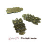 Pendentifs Hibou  25mm  métal couleur BRONZE