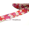 Mercerie 1 mètre B6028B ruban biais liberty fleuri 20mm