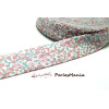 Mercerie 50 cm B6014C ruban biais liberty fleuri 20mm