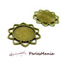 10 pendentifs CONNECTEUR ARTY FLEUR DE TOUNESOL BRONZE ref243