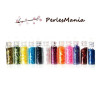 12 Mini Fioles tube en verre contenant PAILLETTES S1173389