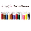 Mini Fioles tube en verre contenant POUDRE PAILLETTES