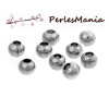 PAX 1000 perles intercalaires passants 3mm ARGENT PLATINE S111110