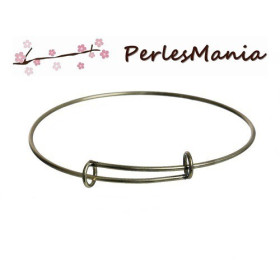 Supports Bracelets Jonc Extensibles Bronze Clair 22cm