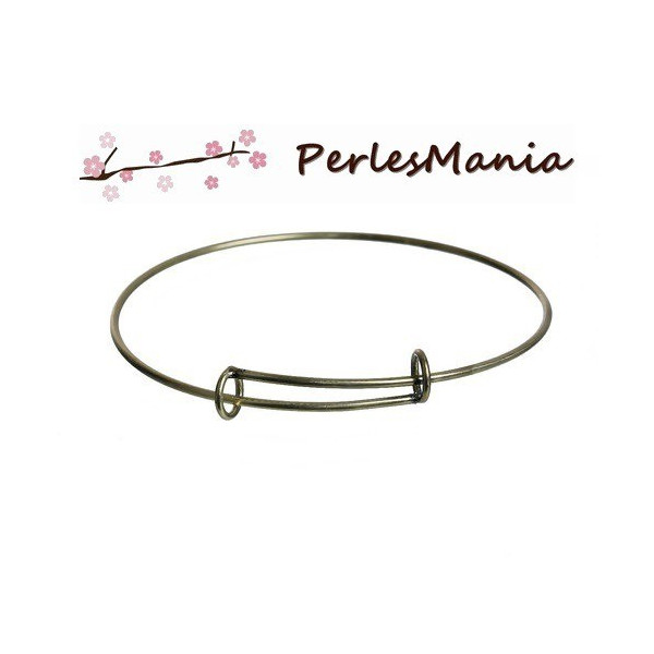 Supports Bracelets Jonc Extensibles Bronze Clair 22cm
