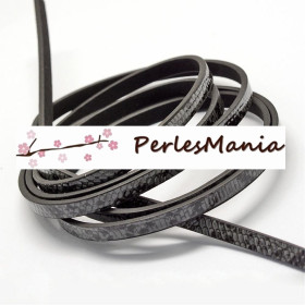 Environ 1,2 mètre de cordon SIMILI CUIR 5 par 2MM H1007J