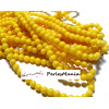 1 fil d'environ 95 perles JADE MASHAN JAUNE 4mm,HX1107