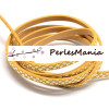 Environ 1,2 mètre de cordon SIMILI CUIR 5 par 2MM H1017A
