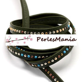 cordon SIMILI CUIR avec clou