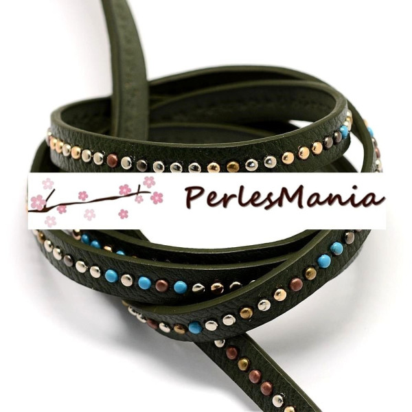 cordon SIMILI CUIR avec clou