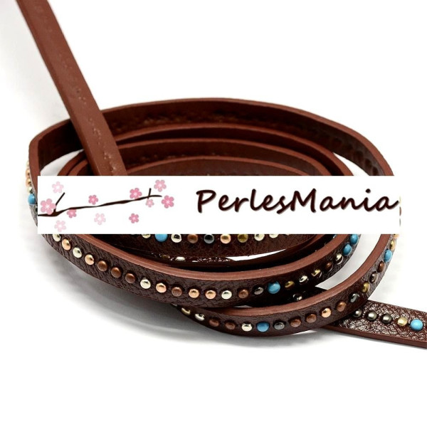 cordon SIMILI CUIR avec clou