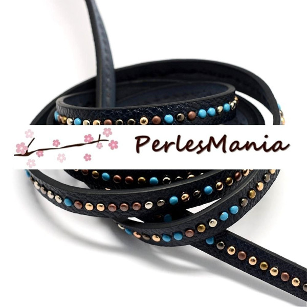 Cordon SIMILI CUIR avec clou