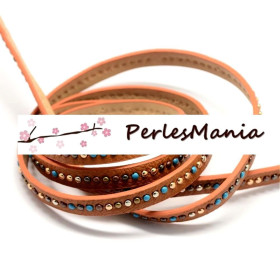 cordon SIMILI CUIR avec clou